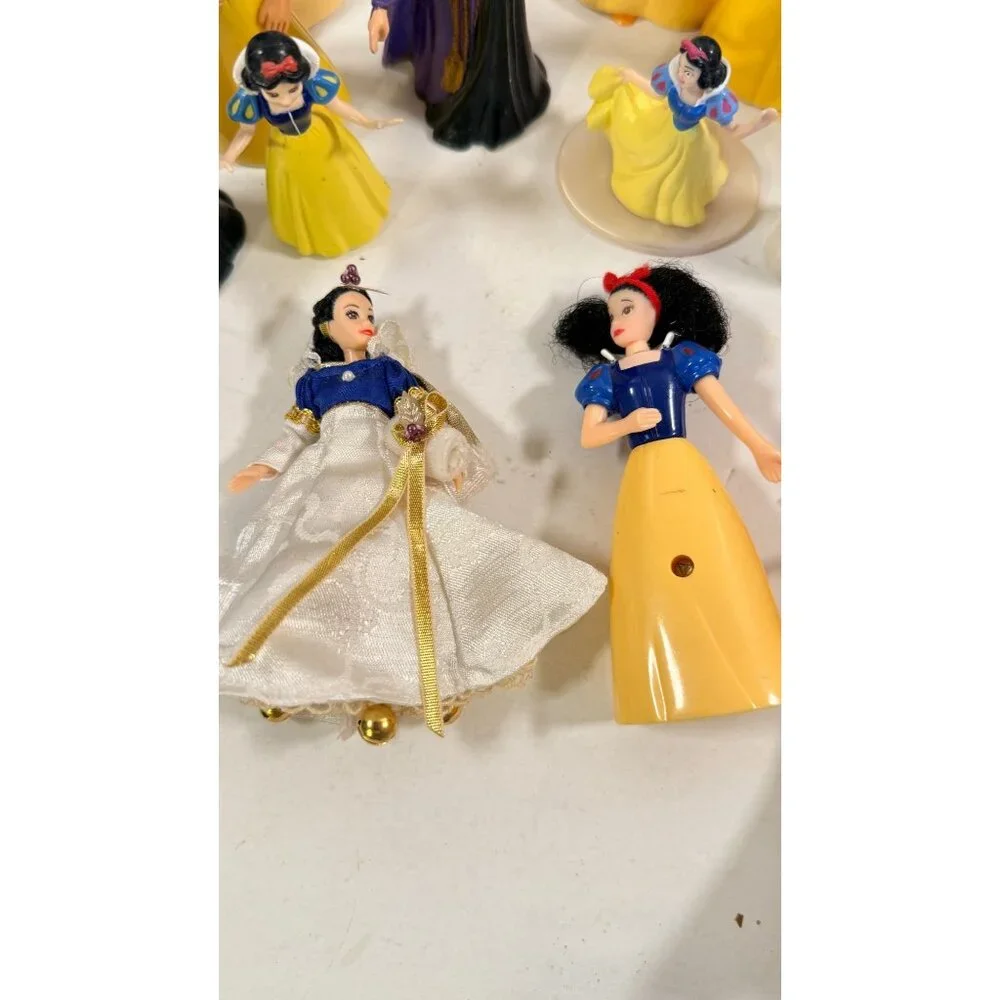 Vintage Snow White Wicked Evil Witch Prince 1990s PVC Figurines Toy Lot